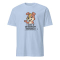I WORK IN VETERINARY NURSING | Funny T-shirt for Veterinary Nurses - flat