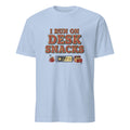 I RUN ON DESK SNACKS | Funny Office Life T-Shirt - flat