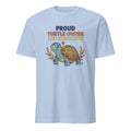PROUD TURTLE OWNER AND CARETAKER | Funny Turtle Lover T-Shirt - flat