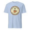 COFFEE TURNED INTO A DOCTORATE | Funny PhD Graduation T-shirt - flat
