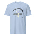 PROUD GRADUATE AIMING HIGH | Bright Future Graduation T-Shirt - flat