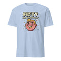 FIFTY AND PROUD TODAY | Humorous Birthday T-Shirt - flat