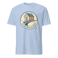 ROLLING HOME ON WHEELS | Fun RV Life T-Shirt - flat