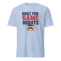 BUILT FOR GAME NIGHTS | Fun T-Shirt for Console Gamers - flat