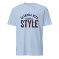 GRANDMA WITH SERIOUS STYLE | Cool Grandma T-Shirt - flat