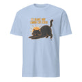 MY BLACK CAT MAKES ME SMILE | Fun T-Shirt for Cat Lovers - flat