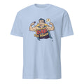 LEGENDARY DAD WITH PUN POWER | Humorous T-Shirt for Dads - flat