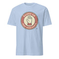 RAISED ON HARD WORK HABITS | Humorous Blue Collar T-Shirt - flat