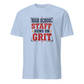HIGH SCHOOL STAFF RUNS ON GRIT | Humorous Teacher T-Shirt - flat