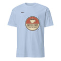 COFFEE FIRST THEN WE RIDE | Humorous Motorcycle T-Shirt - flat