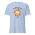 DEVOTED TO BRIGHT WHITE WINES | Funny Wine Lover T-shirt - flat