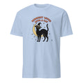 MIDNIGHT WITCH WITH A CAT | Spooky Cat Lover T-Shirt - flat