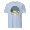 SHORELINE SILENCE FIXES EVERYTHING | Humorous Fishing T-Shirt - flat