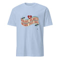 BRAVE HEARTS WORK THIS BAY | Humorous ER Nurse T-Shirt - flat