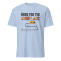 HERE FOR THE STORY ARC | RPG Addict T-Shirt - flat