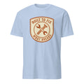 BUILT TO FIX WHAT BREAKS | Blue Collar Humor T-Shirt - flat