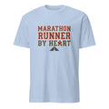 MARATHON RUNNER BY HEART | Fitness T-Shirt for Runners - flat