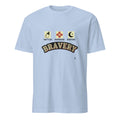 BOTTLES BANDAGES BEDTIME BRAVERY | Pediatric Nurse T-Shirt - flat