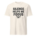 SILENCE HELPS ME FOCUS | Funny Late Night Gaming T-Shirt - flat