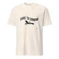 DARE TO UNWIND | Charming Wine Lovers T-Shirt - flat