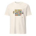 PHYSICS TEACHER WITH BIG ENERGY | Energetic Science Teacher T-Shirt - flat