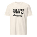 OUI NEED WINE | Charming Wine Lover T-shirt - flat
