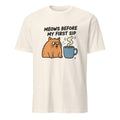 MEOWS BEFORE MY FIRST SIP | Funny Coffee Cat T-shirt
