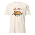 SOFT PATS FOR SLOW DAYS | Cozy T-Shirt for Senior Cat Parents - flat