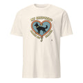 MY SHEPHERD MAKES ME BRAVER | Funny Dog Owner T-Shirt - flat