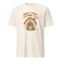 HOME IS WHERE SHEPHERD WAITS | Funny Dog Owner T-shirt - flat