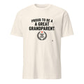 PROUD TO BE A GREAT GRANDPARENT | Humorous T-shirt for Grandparents - flat