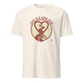LOVE IS A LONG RIDE | Fun Motorcycle T-Shirt for Biker Dads - flat