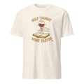 SELF TAUGHT WINE TASTER | Humorous Wine Lovers T-shirt - flat