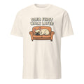 SOFA FIRST WALK LATER | Funny French Bulldog T-Shirt
