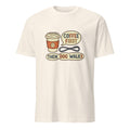 COFFEE FIRST THEN DOG WALKS | Funny Dog Mom T-Shirt - flat