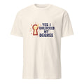 YES I UNLOCKED MY DEGREE | Funny Graduation T-Shirt - flat
