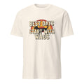 BEST DAYS START WITH WAGS | Funny Dog Dad T-shirt - flat