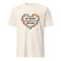 MY HEART BELONGS TO RESCUES | Adorable Pet Lover T-shirt - flat