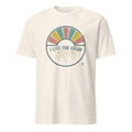 I LIVE FOR COLOR | Vibrant T-Shirt for Art Lovers - flat