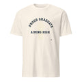 PROUD GRADUATE AIMING HIGH | Bright Future Graduation T-Shirt - flat