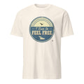 I RUN TO FEEL FREE | Humorous T-Shirt for Marathon Runners - flat