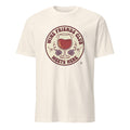 WINE FRIENDS CLUB MEETS HERE | Fun T-Shirt for Wine Lovers - flat
