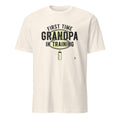 FIRST TIME GRANDPA IN TRAINING | Humorous Grandparent T-Shirt - flat