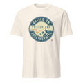 RAISED ON TRAILS AND TOGETHERNESS | Family Camping T-Shirt - flat