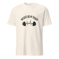 WEIGHTS ARE MY THERAPY | Humorous Fitness T-Shirt - flat