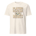PLAYING HELPS ME RESET | Humorous Gamer T-Shirt - flat