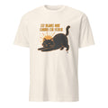 MY BLACK CAT MAKES ME SMILE | Fun T-Shirt for Cat Lovers - flat