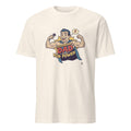 LEGENDARY DAD WITH PUN POWER | Humorous T-Shirt for Dads - flat