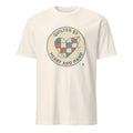 QUILTER BY HEART AND HAND | Humorous Sewing Life T-Shirt - flat
