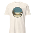 SHORELINE SILENCE FIXES EVERYTHING | Humorous Fishing T-Shirt - flat